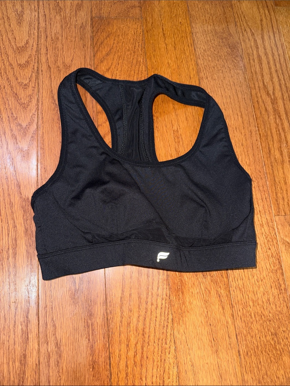 Fila Black Racerback Performance Sports Bra